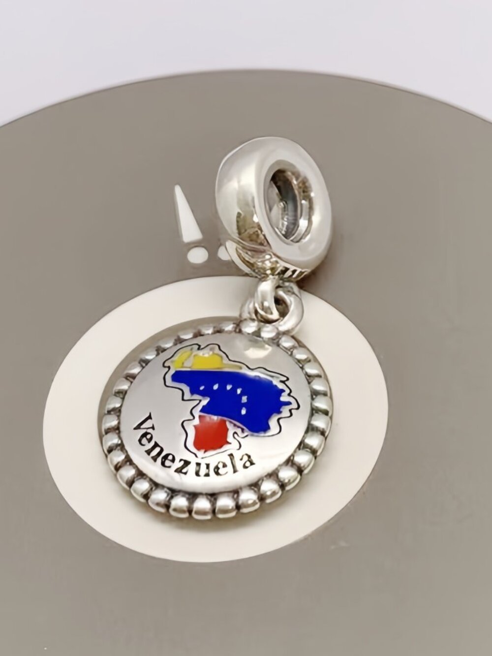 Pandora Venezuela Flag Exclusive Dangle Charm Pendant /Exclusive Enamel Dangle